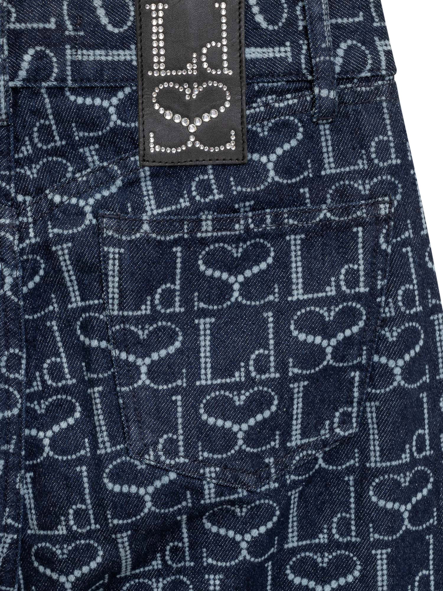 Laceup Jeans