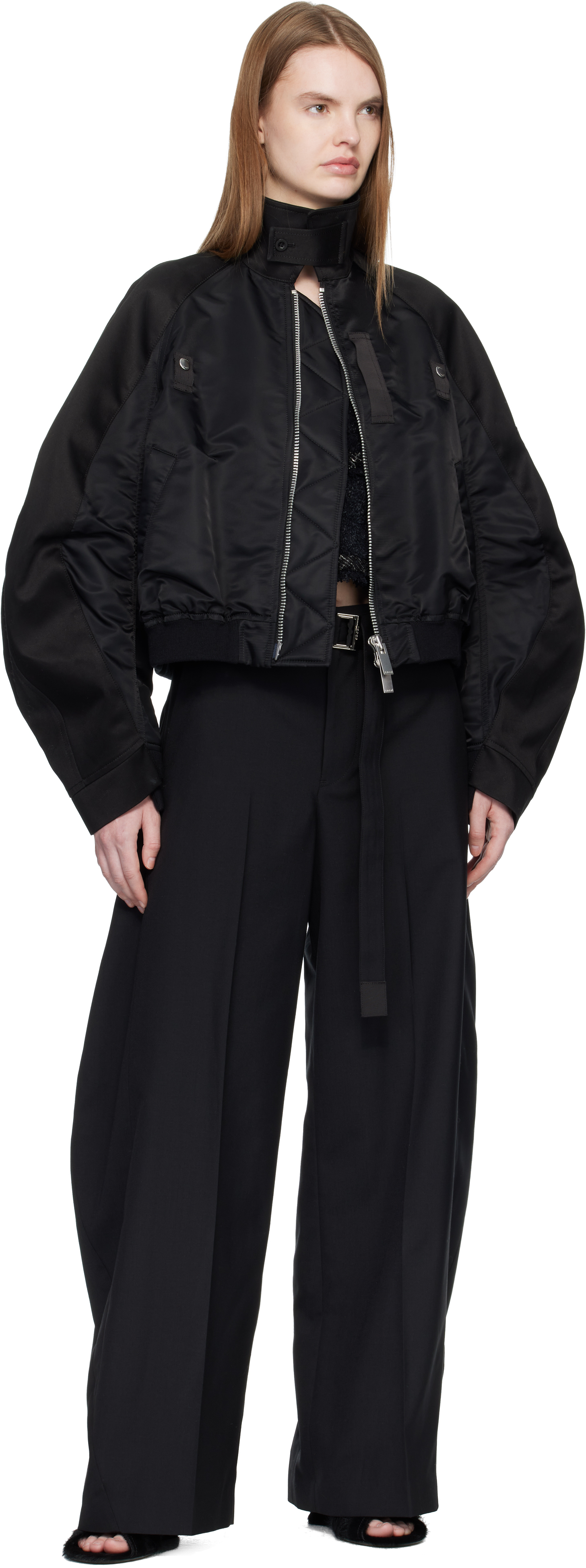 Black Suiting Trousers