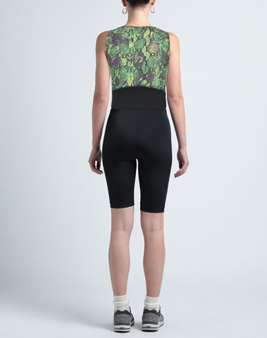 Woman Top Green Size L Polyester, Elastane