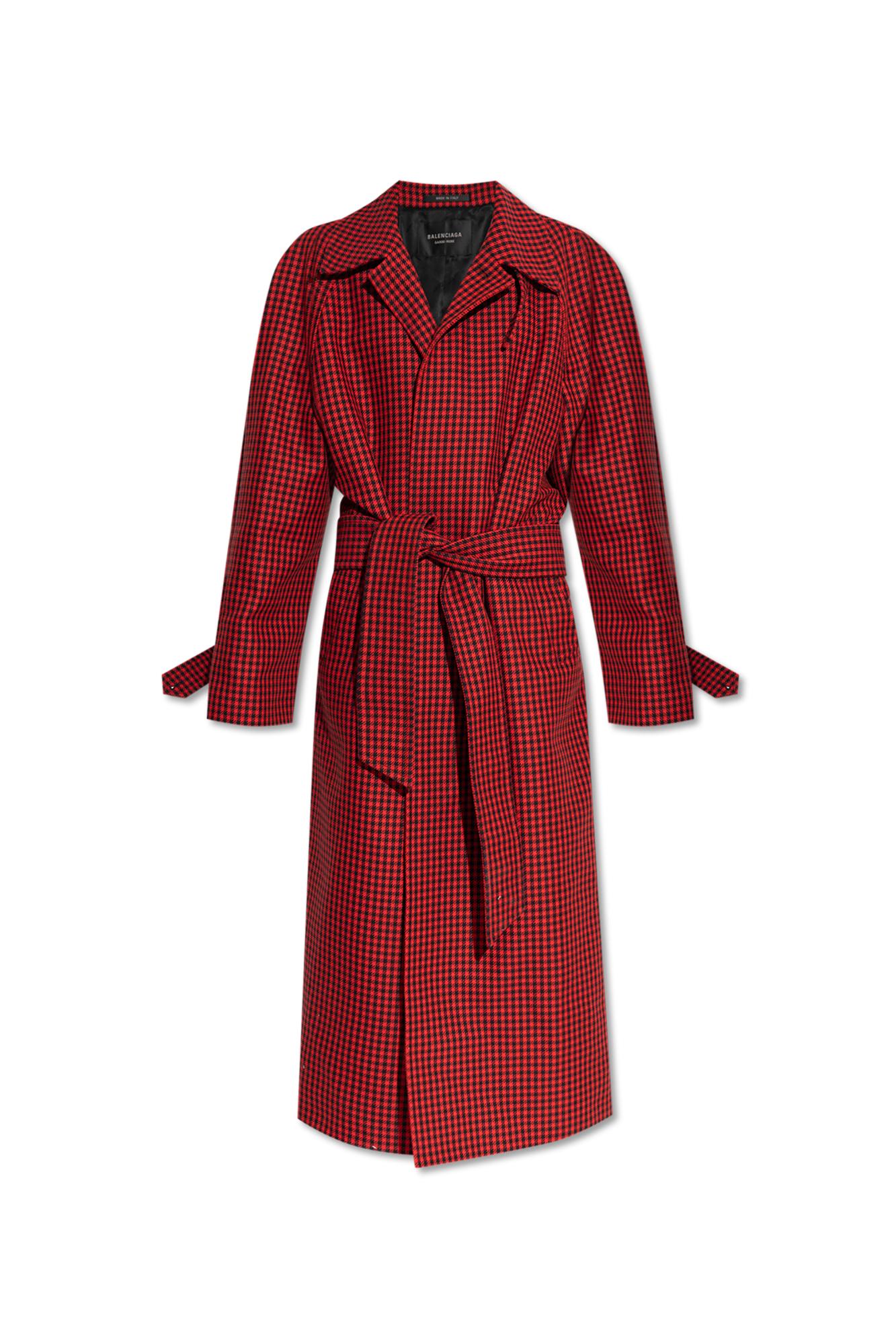 Red Raglan Coat