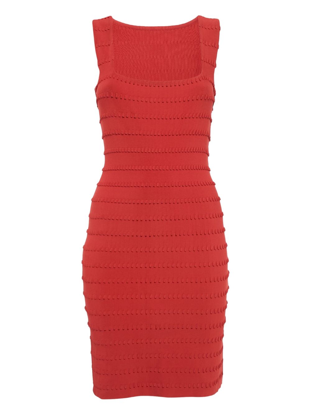 Textured sleeveless dress