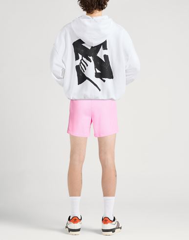 Man Shorts & Bermuda Shorts Pink Size S Cotton