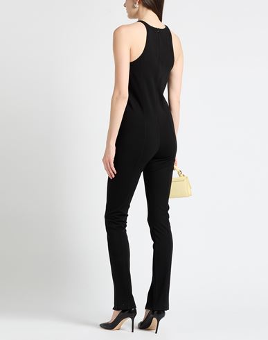 Woman Jumpsuit Black Size L Viscose, Polyamide, Elastane