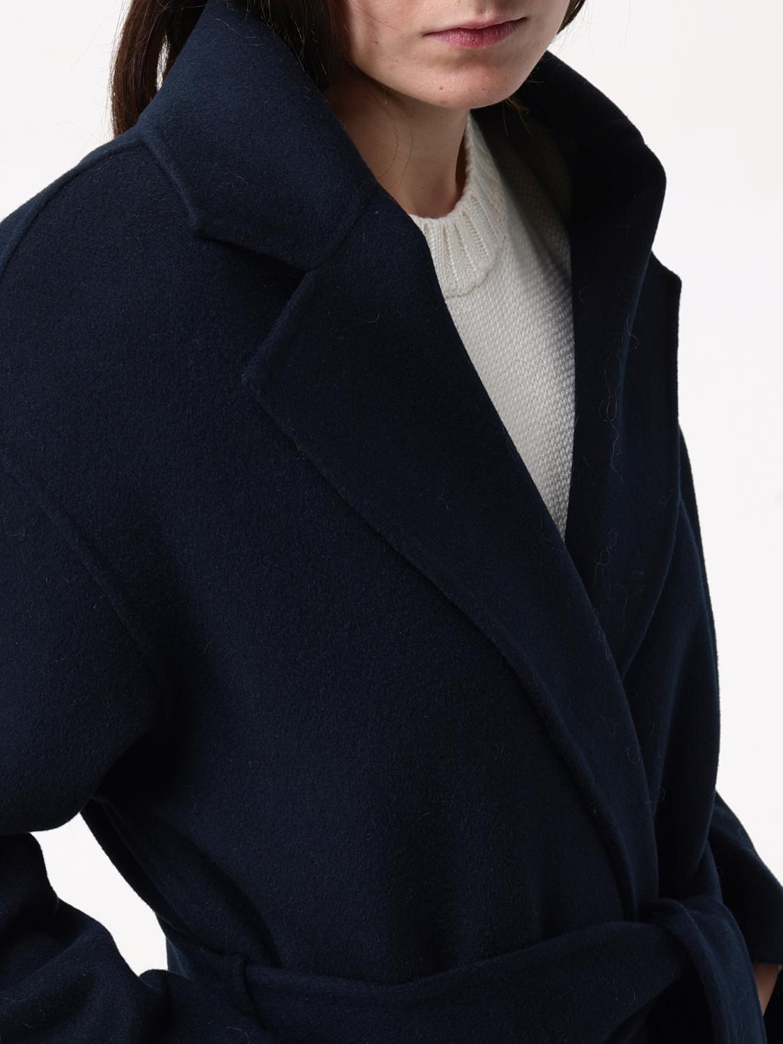 Wool belted coat - Brown