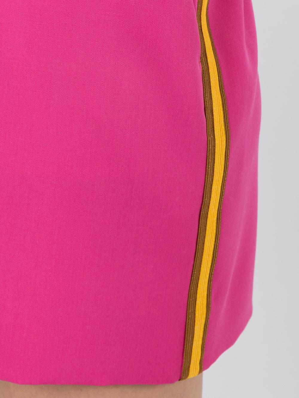 Side-stripe Mini Skirt Pink