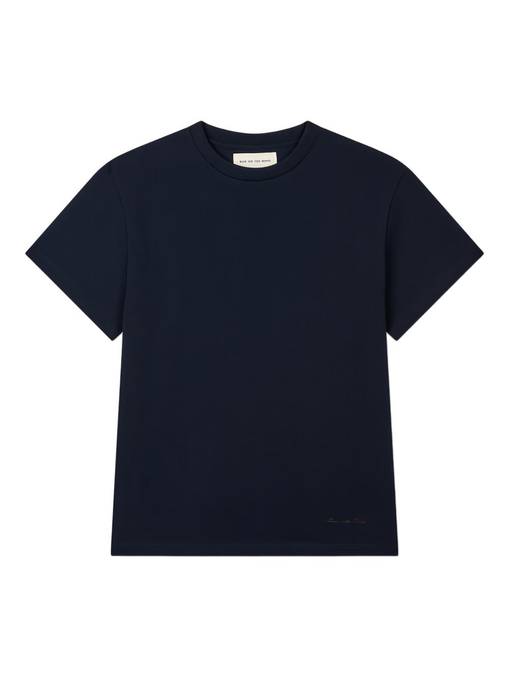 Logo-embroidered T-shirt - Blue