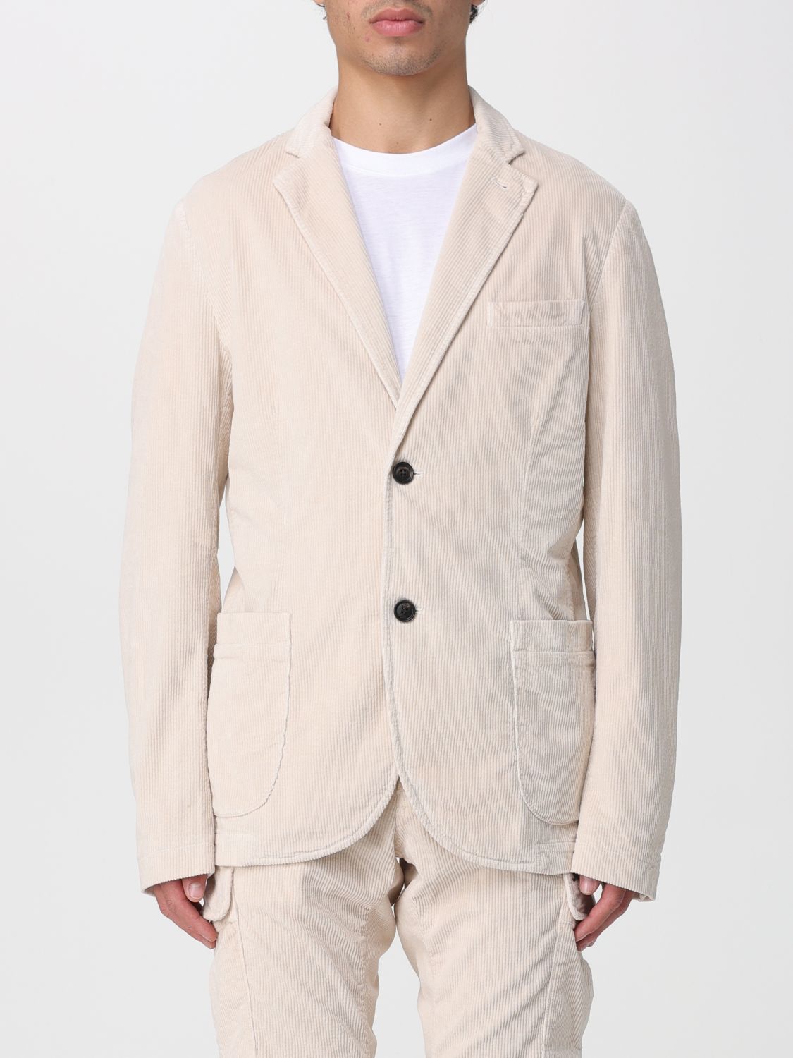 Jacket Men color Yellow Cream