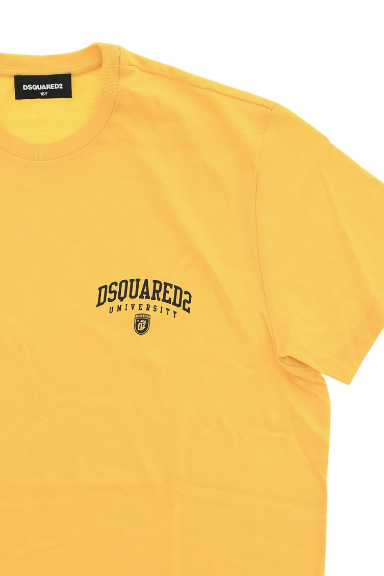 Boys Yellow Logo T-Shirt