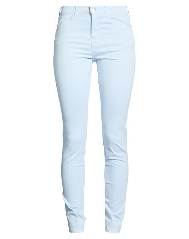 Woman Pants Sky blue Size 26 Cotton, Viscose, Elastane