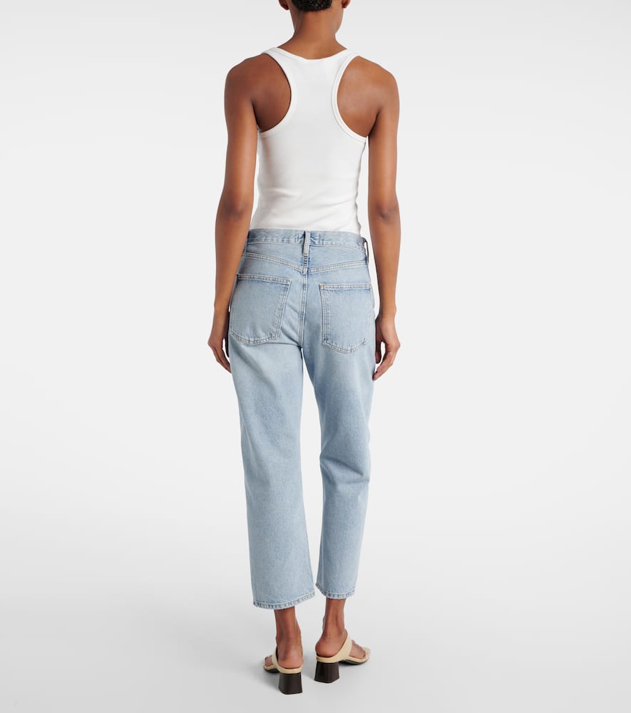 90's mid-rise straight jeans