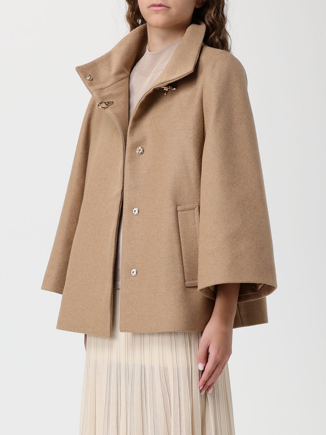Coat Woman color Camel