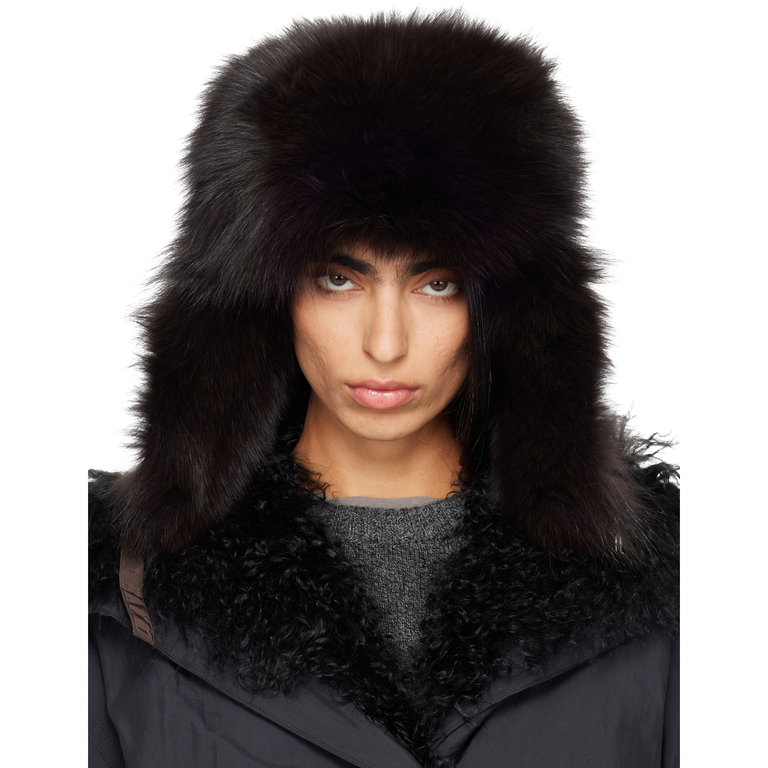 Brown Chapka Hat
