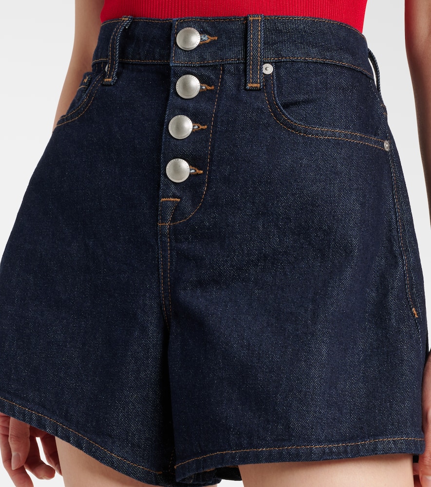 Kori high-rise denim shorts