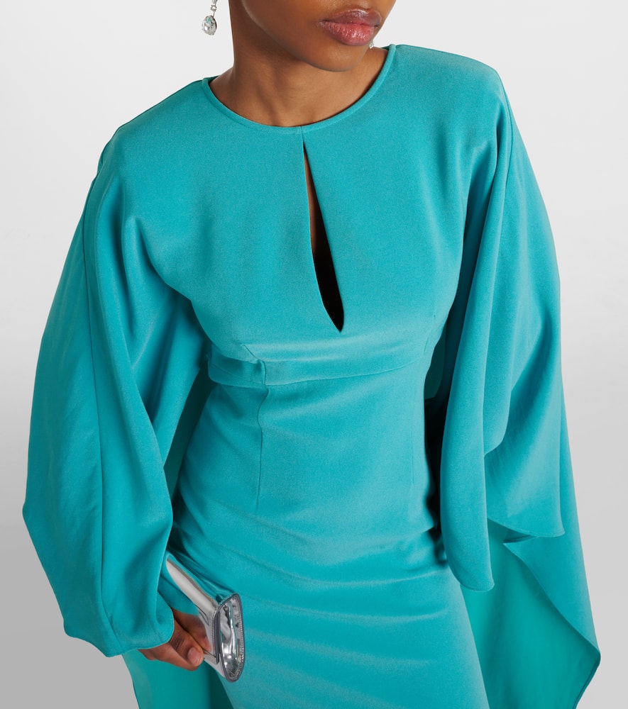 Roland Mouret Cutout crêpe satin gown