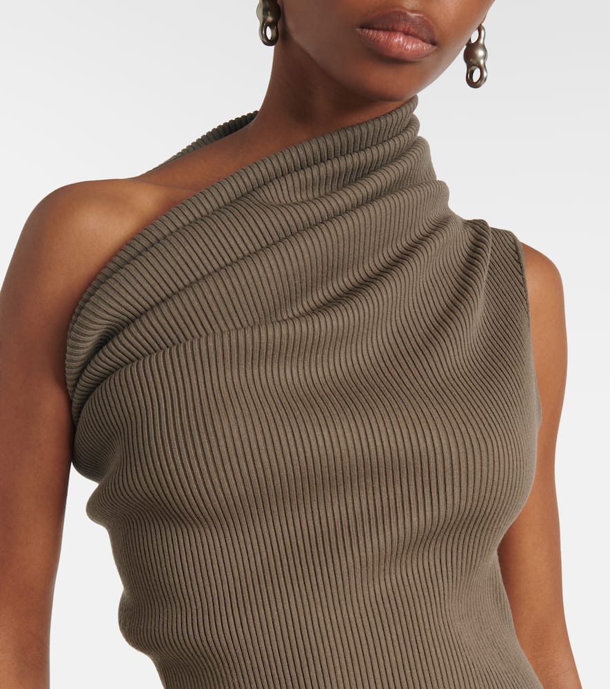 One-shoulder maxi dress