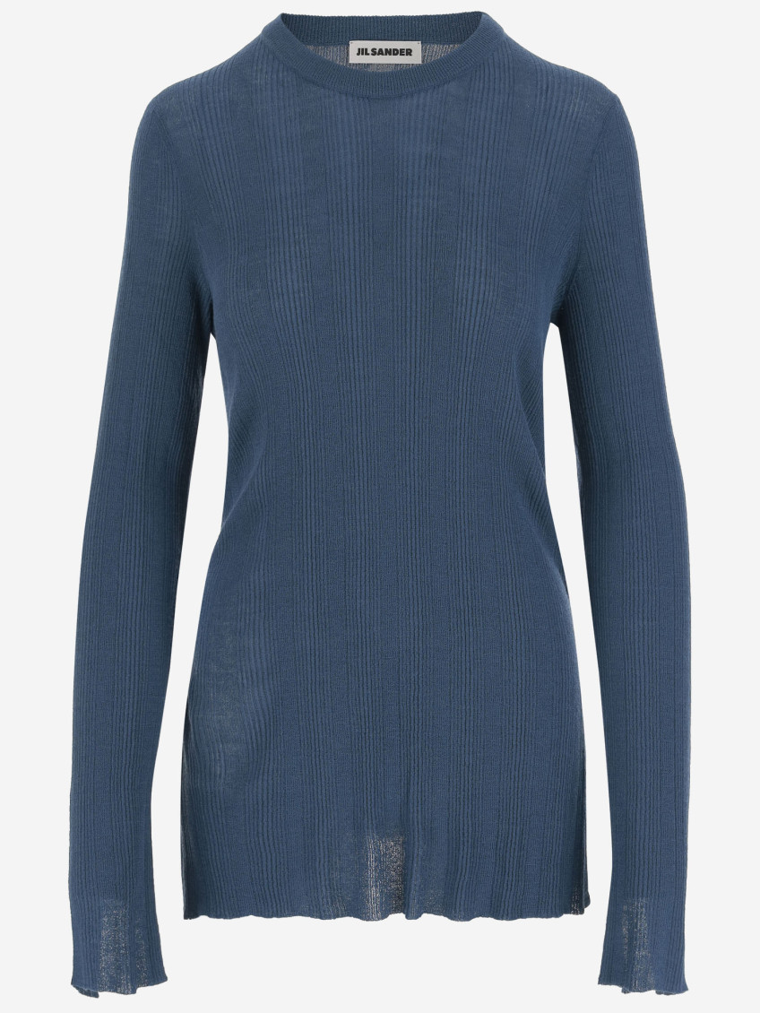 Blue Wool Jumper