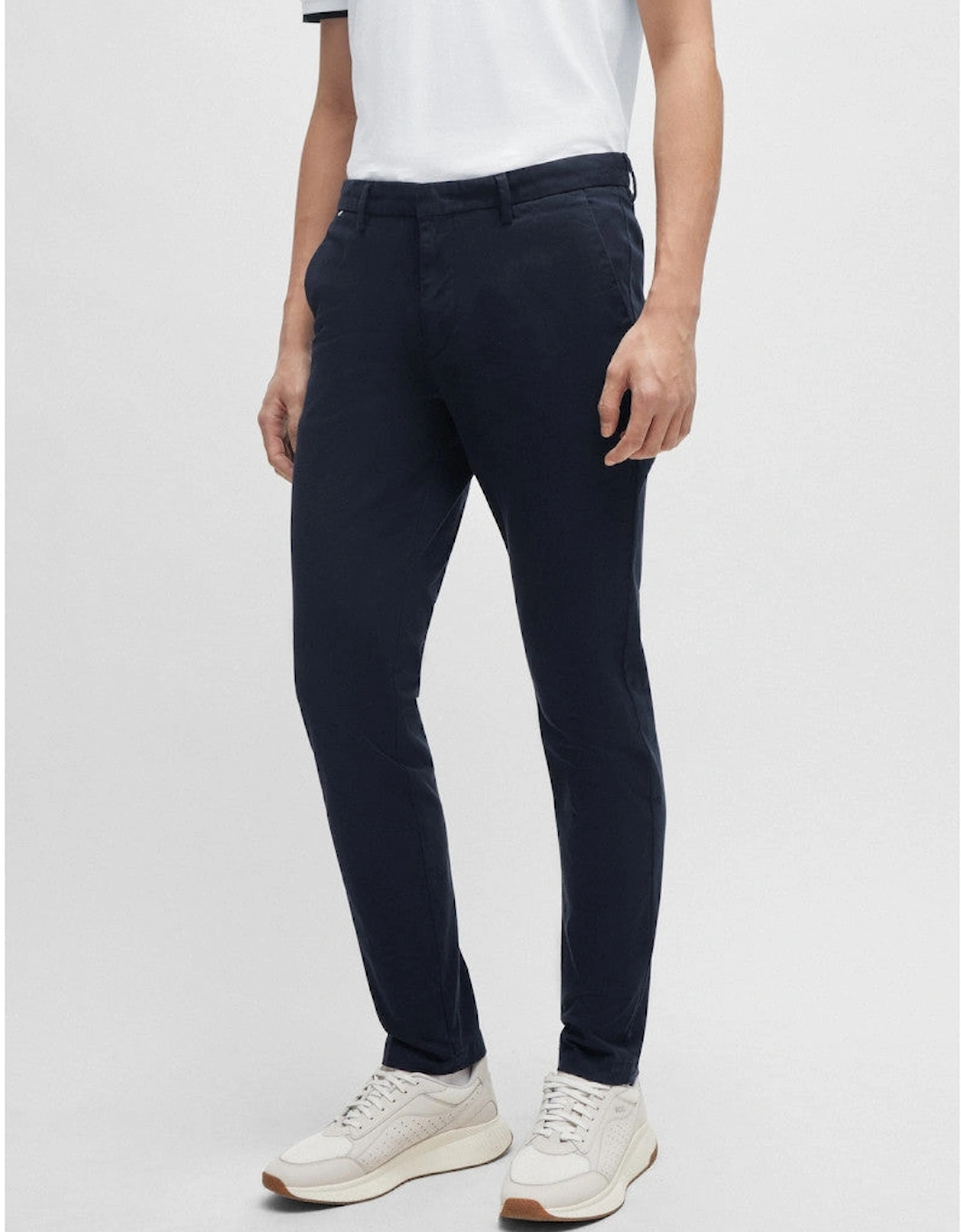 Men's BOSS Black Kaito 1 Trousers 404 Dk Blue - Size: 30