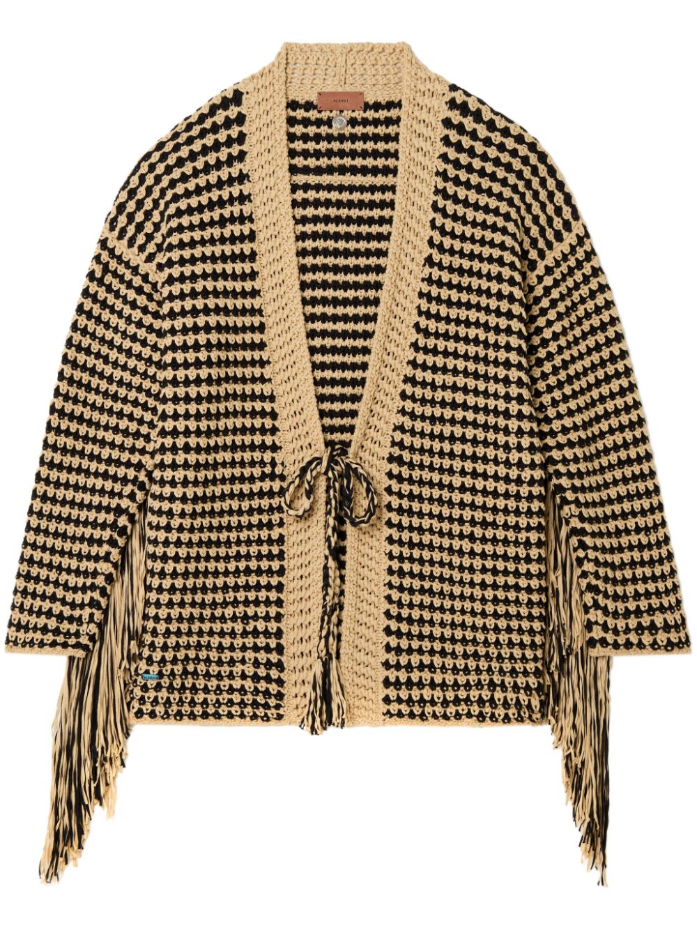 Tropical Shadow cardigan - Yellow