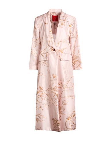 Co. go Woman Overcoat & Trench Coat Pink Size 6 Silk