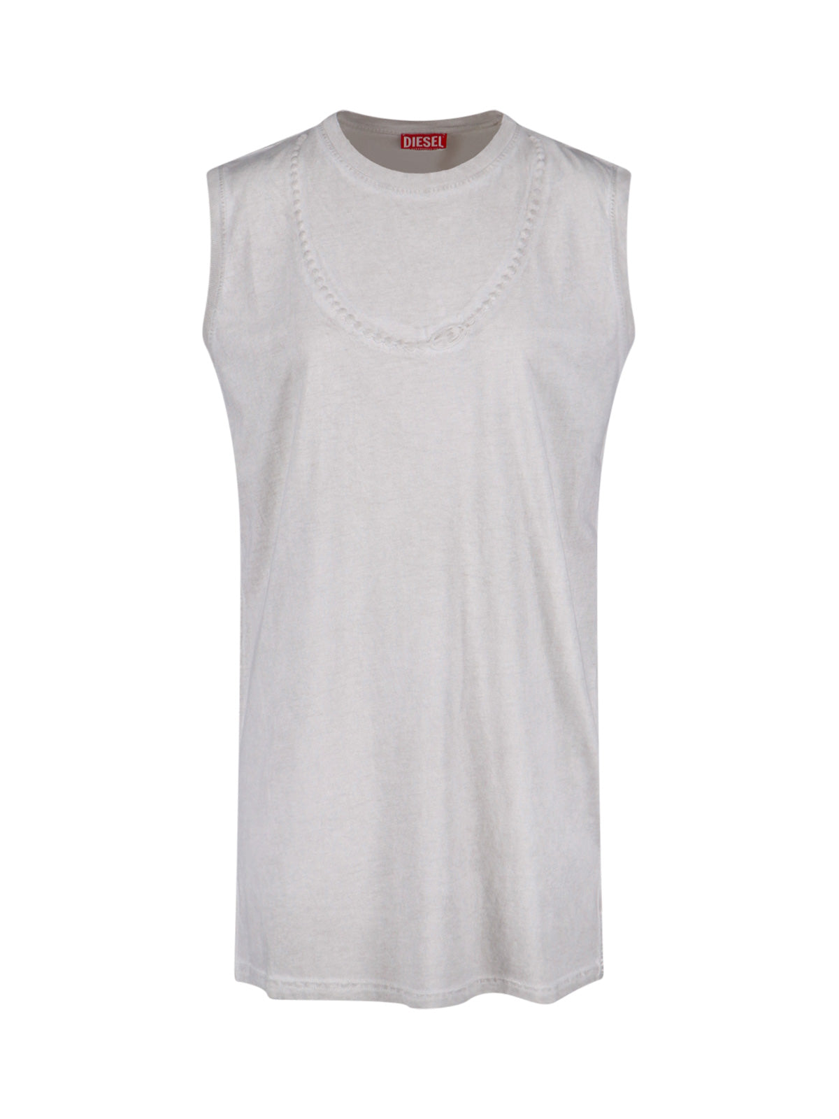 Cotton Mini Dress with Statement Logo Detail