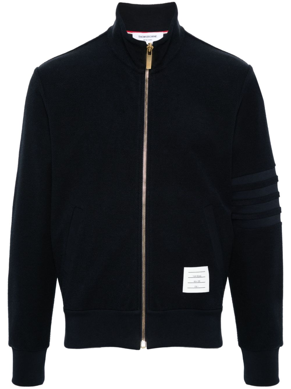 4-Bar zip-up jacket - Blue