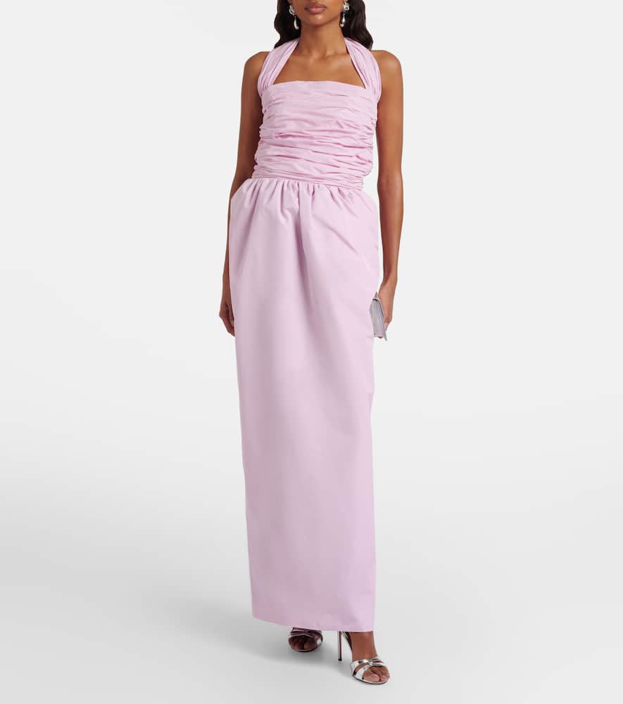 Bow-detail gown