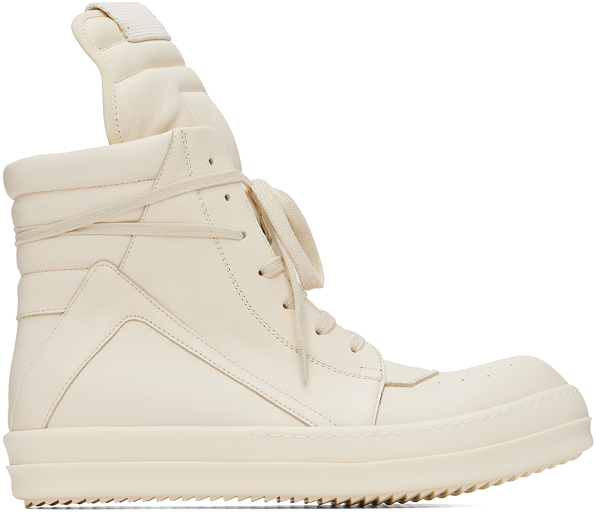Rick Owens Off-White Porterville Geobasket Sneakers