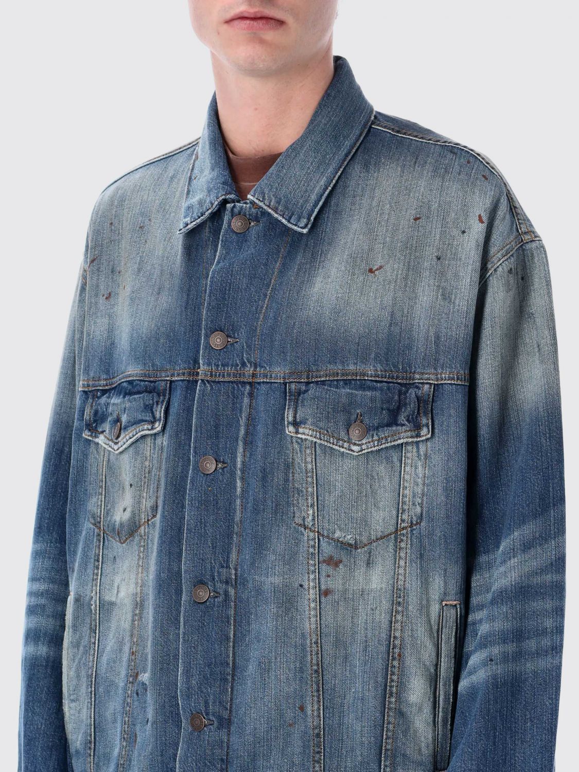 Jacket Men color Blue