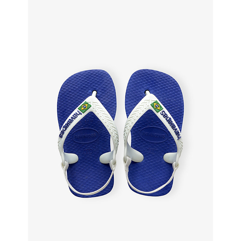 Womens Baby Brasil Logo II Rubber Flip-Flops