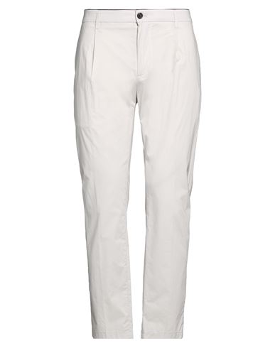 Man Pants Ivory Size 36 Cotton, Elastane