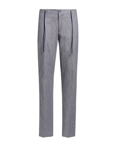 Man Pants Grey Size 40 Cotton, Lyocell, Elastane