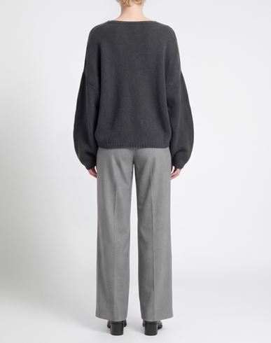 Woman Sweater Grey Size L Cashmere