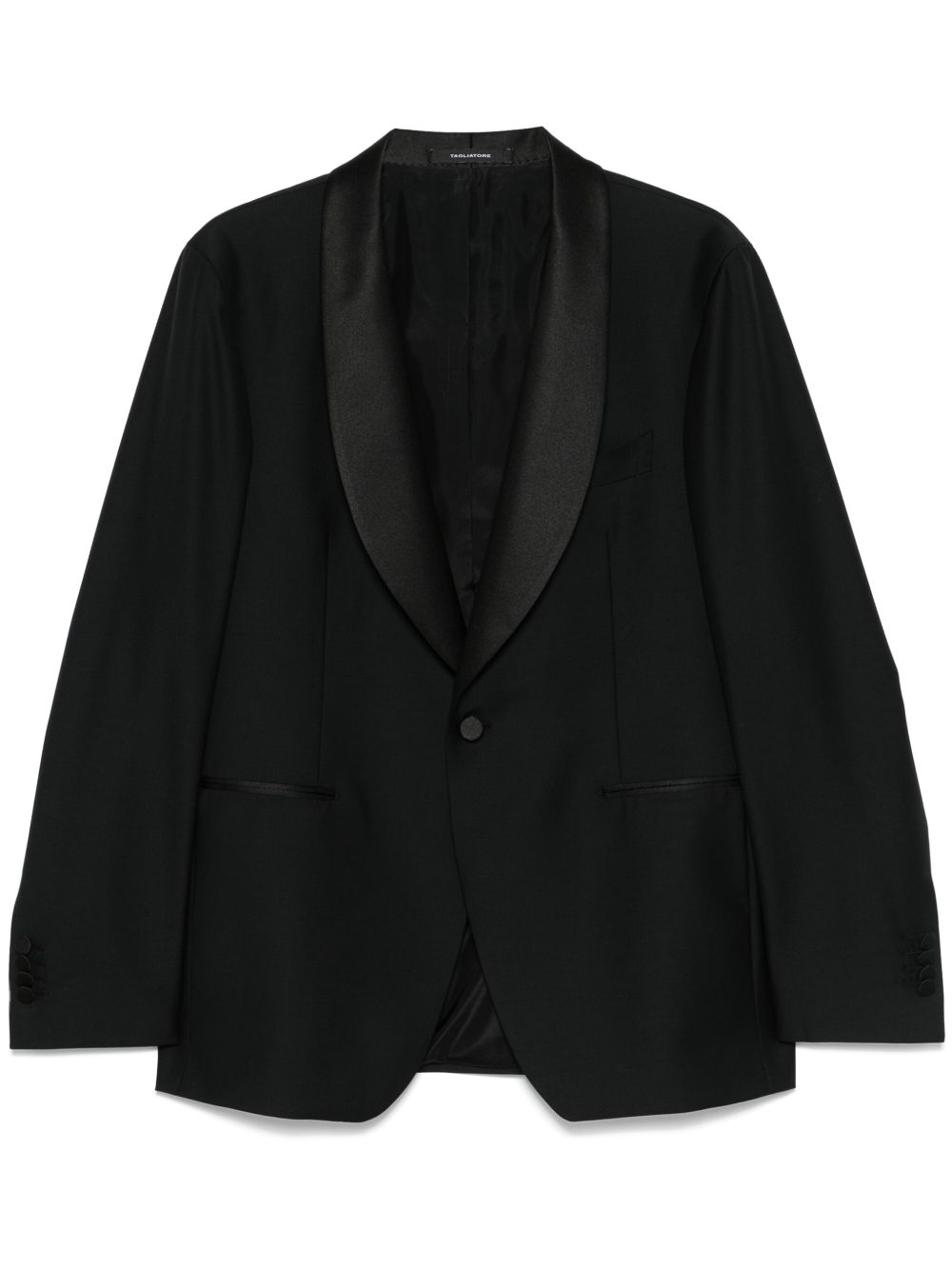 Shawl-lapels blazer - Black