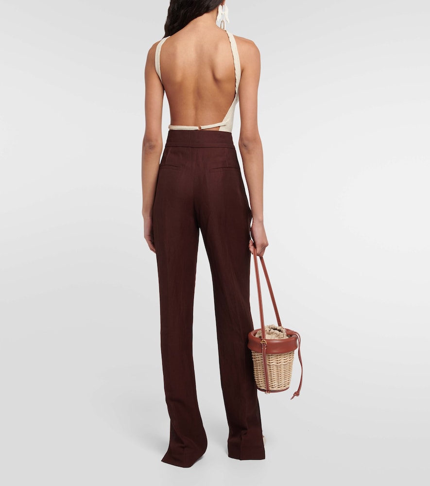 Jacquemus Le Pantalon Tibau high-rise tapered pants