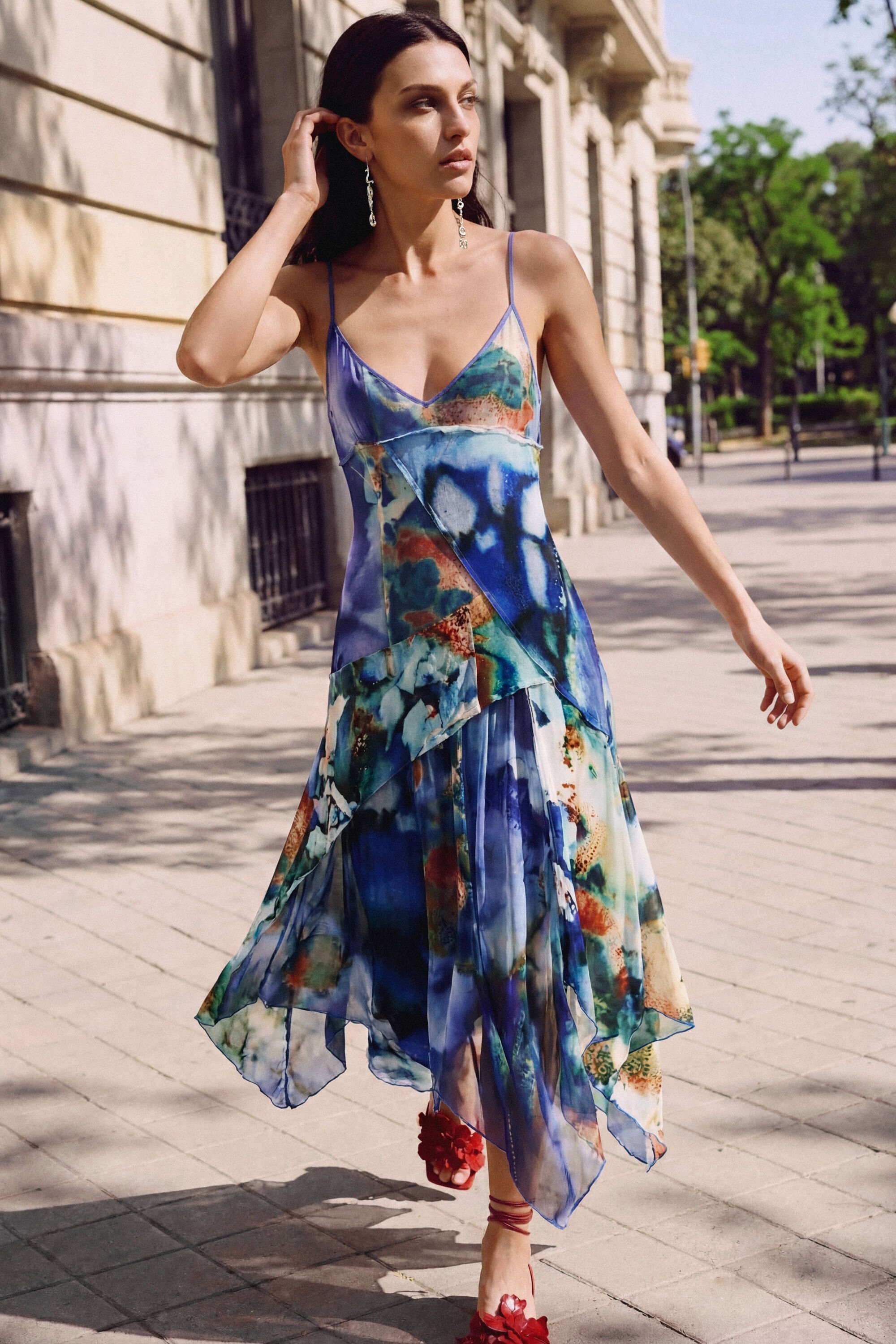 Asymmetric printed dre