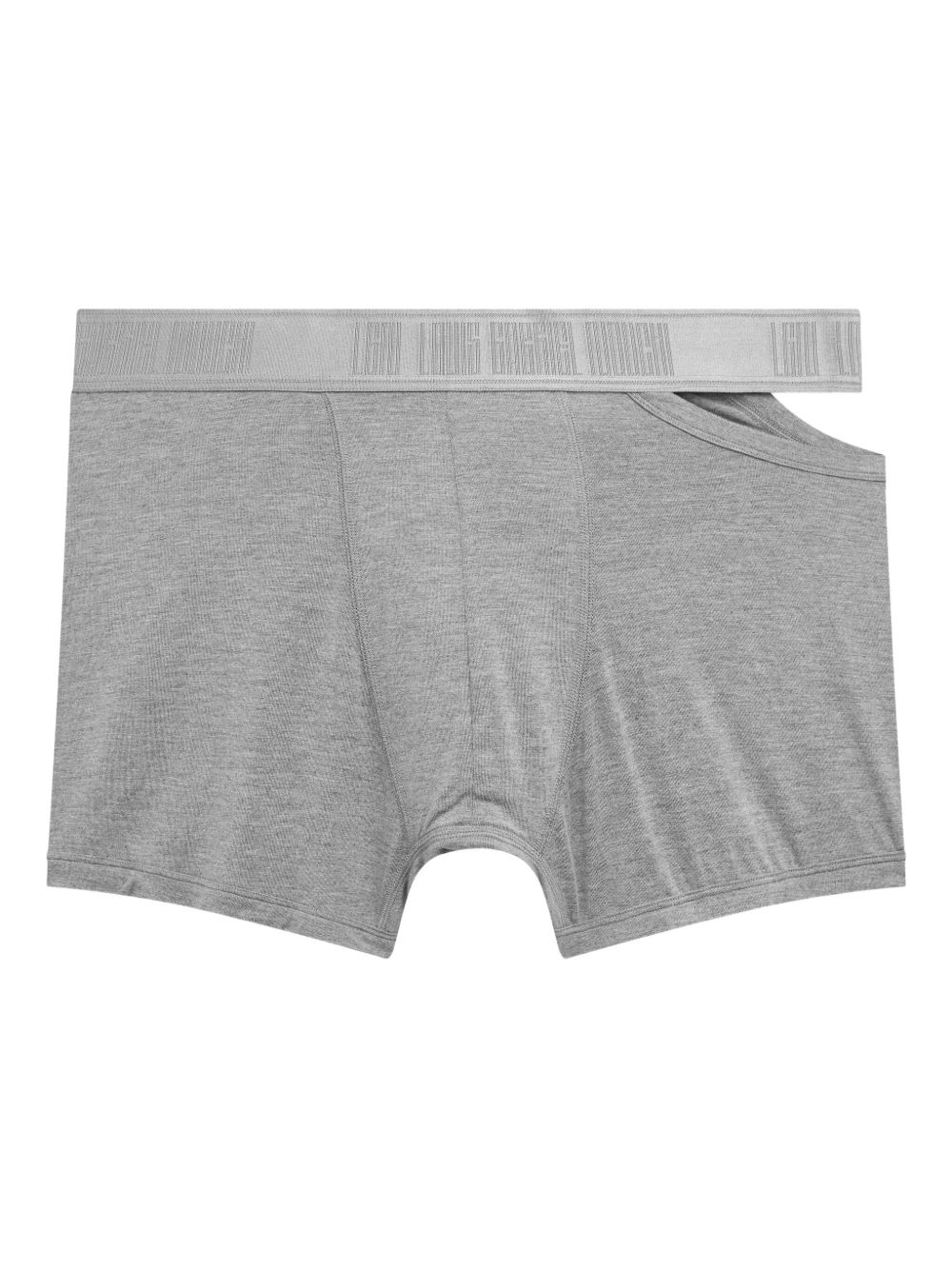 Elasticated-waistband boxers - Grey
