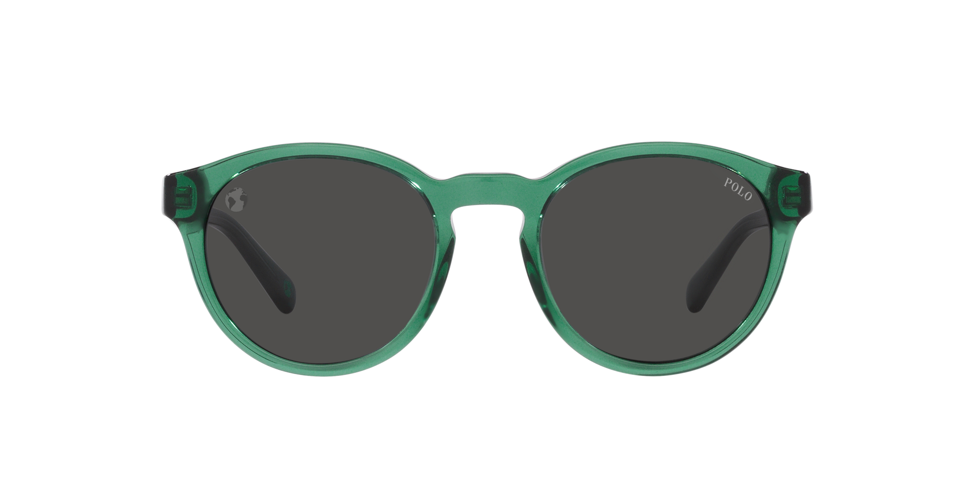 Polo Ralph Lauren Man Polo Ralph Lauren PH4192 608487 Sunglasses Acetate Green Grey Round Norma