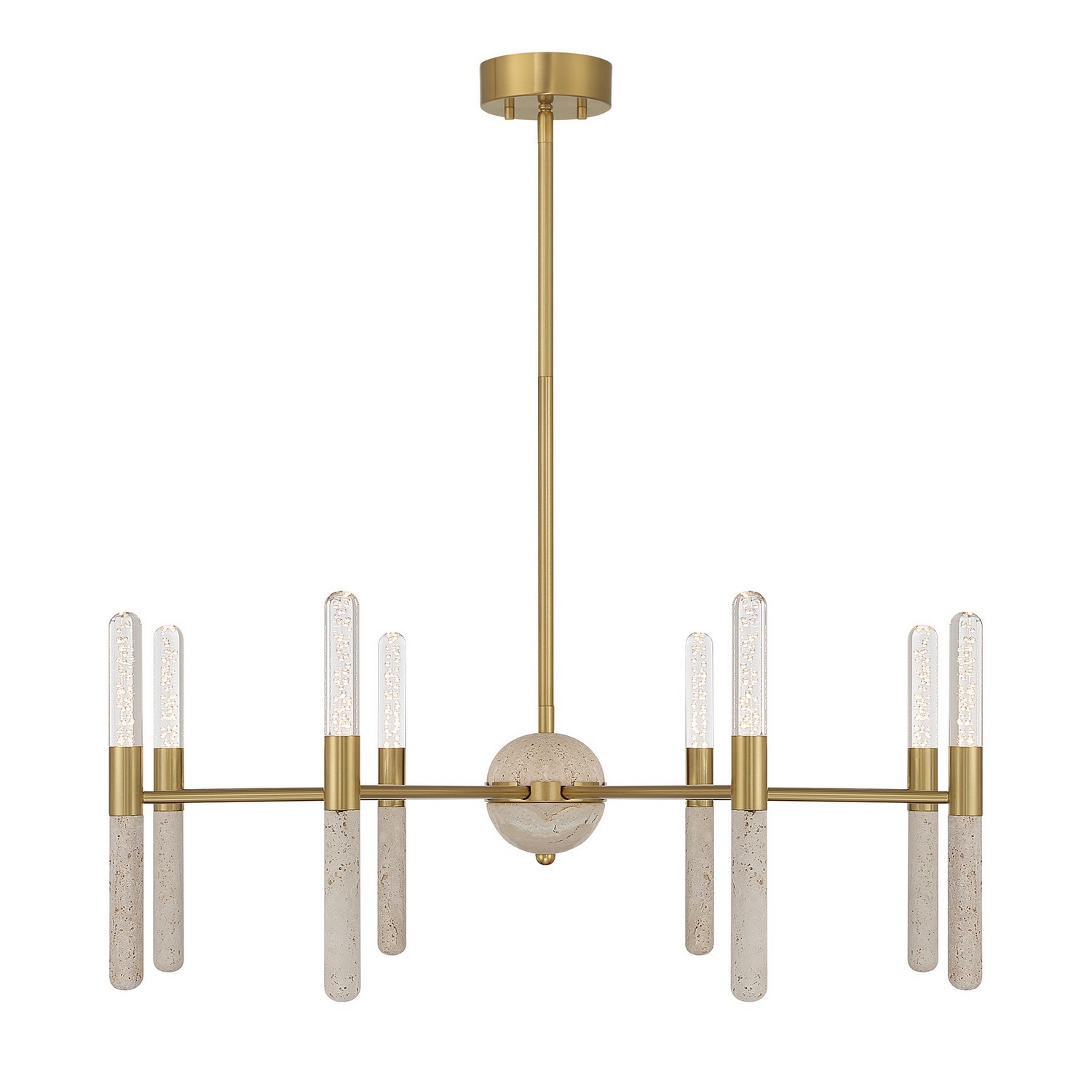 Linden 8-Light Chandelier in Warm Bra