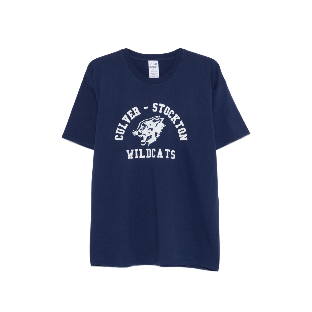 Animal-print Crew-neck T-shirt