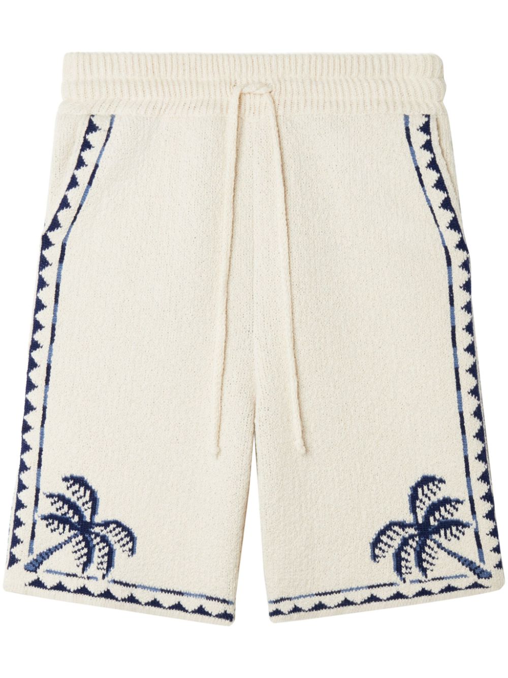 Foulard Bermuda shorts - Neutrals