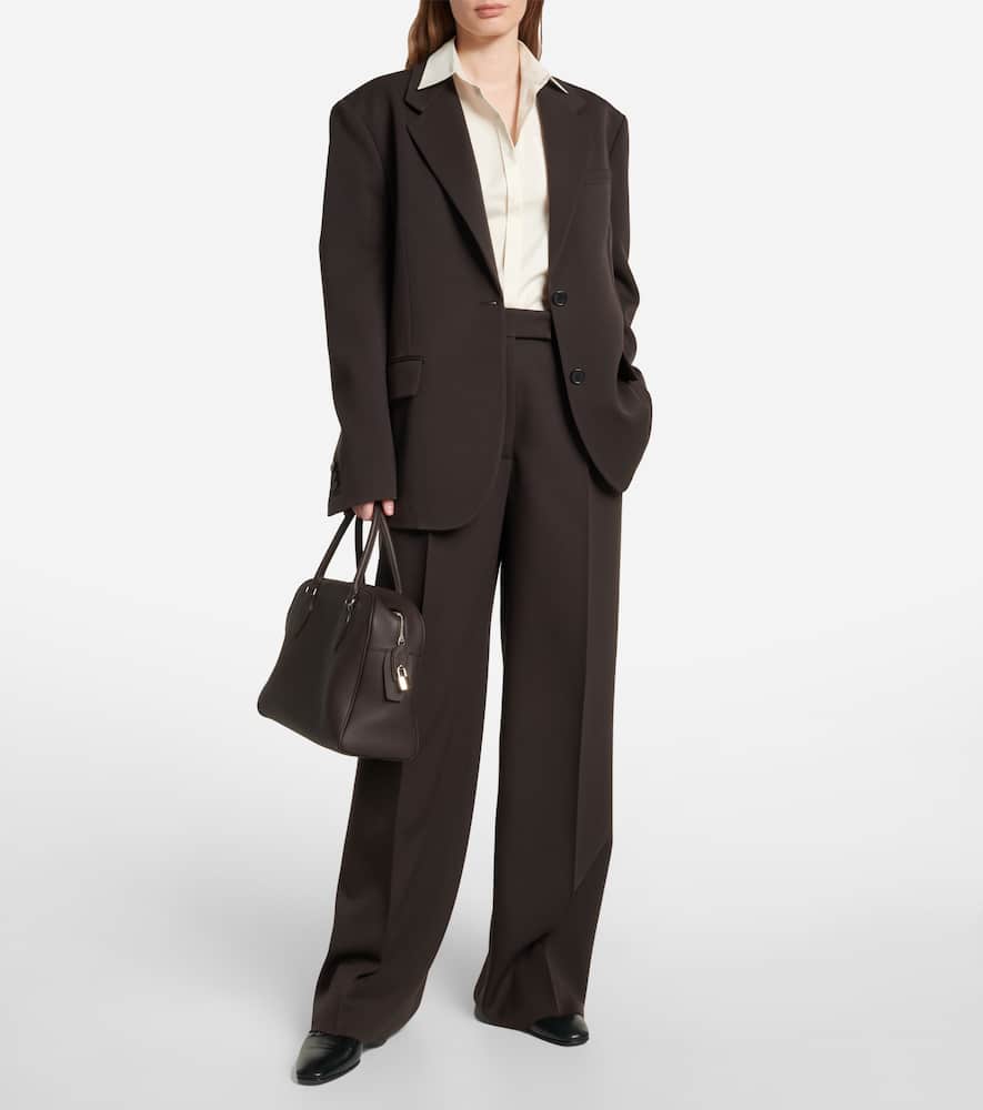 The Row India 12 leather tote bag