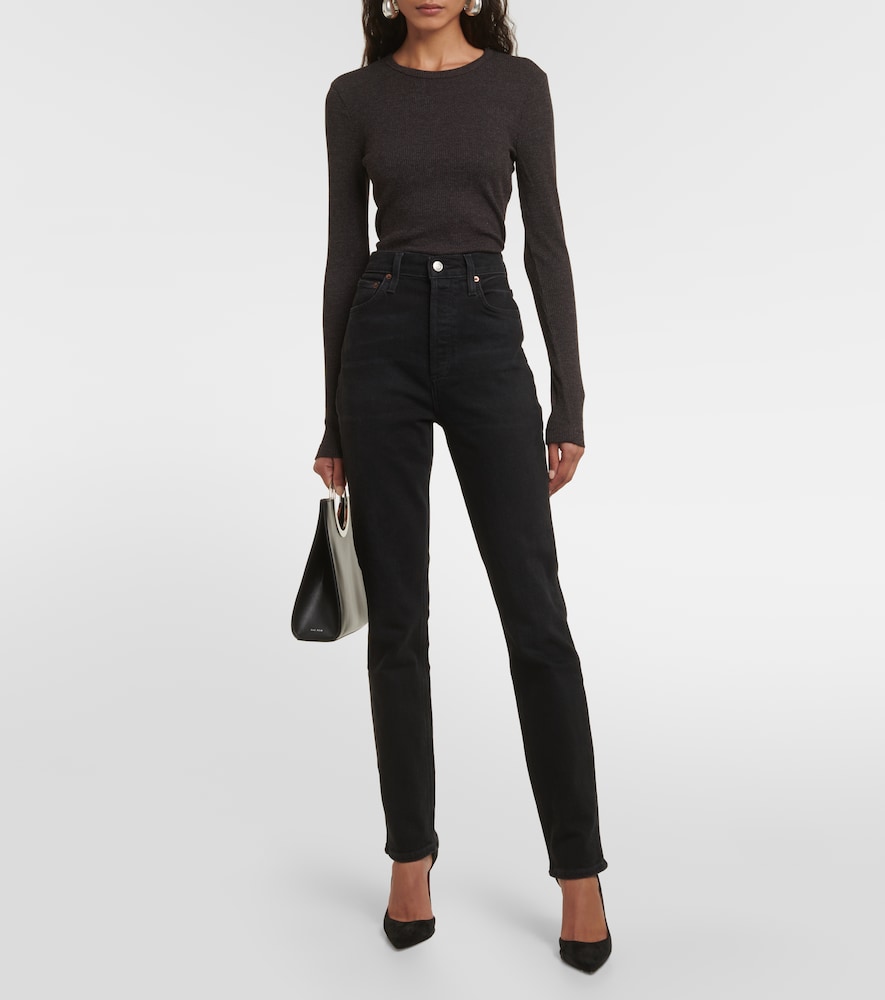 Agolde Freya high-rise slim jeans