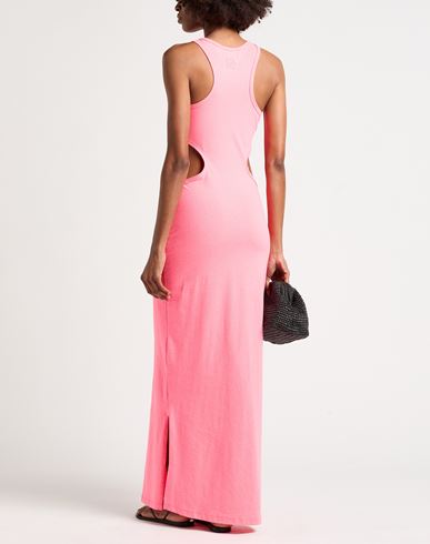 ! Woman Maxi dress Fuchsia Size M Cotton, Elastane