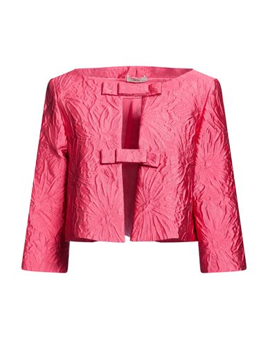 Woman Jacket Magenta Size 12 Polyester, Nylon