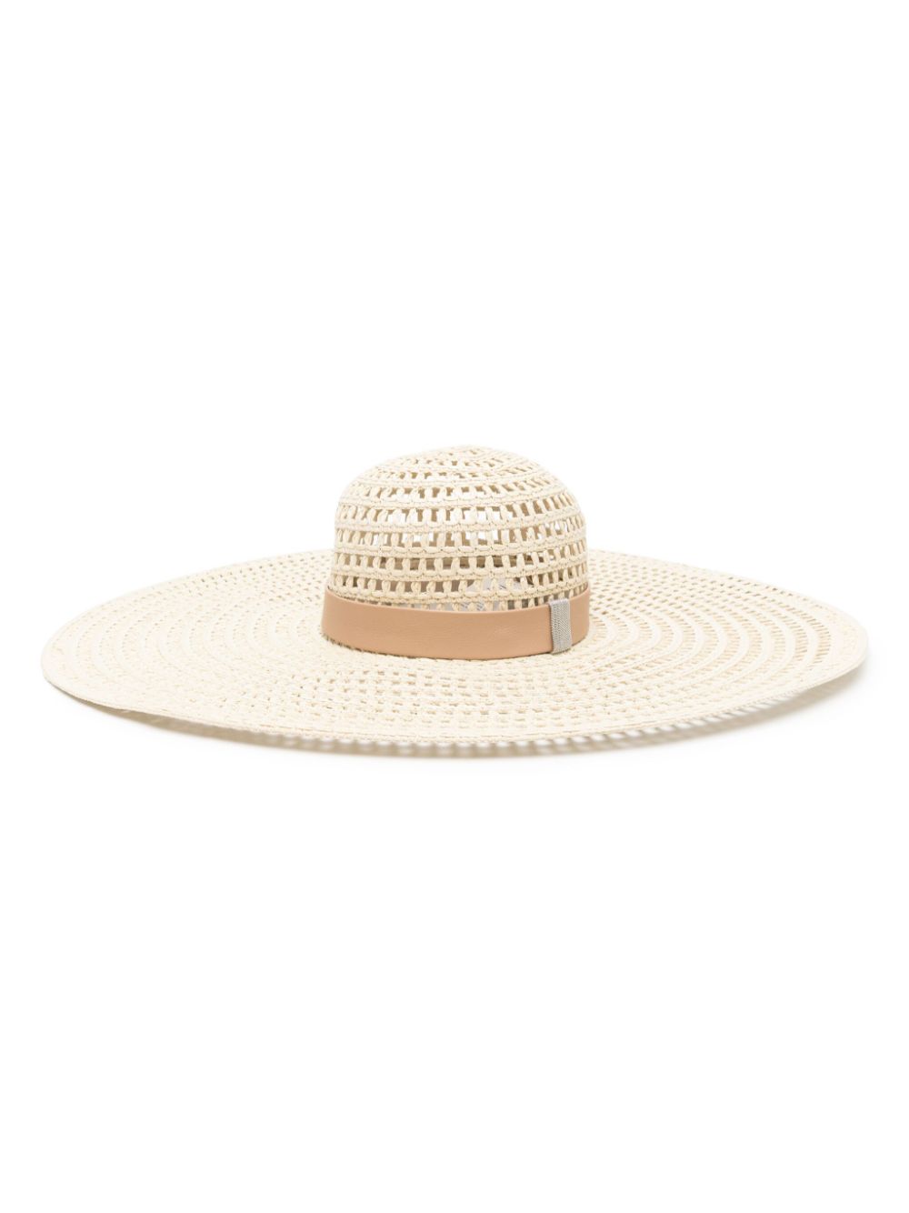 Interwoven sun hat - Neutrals