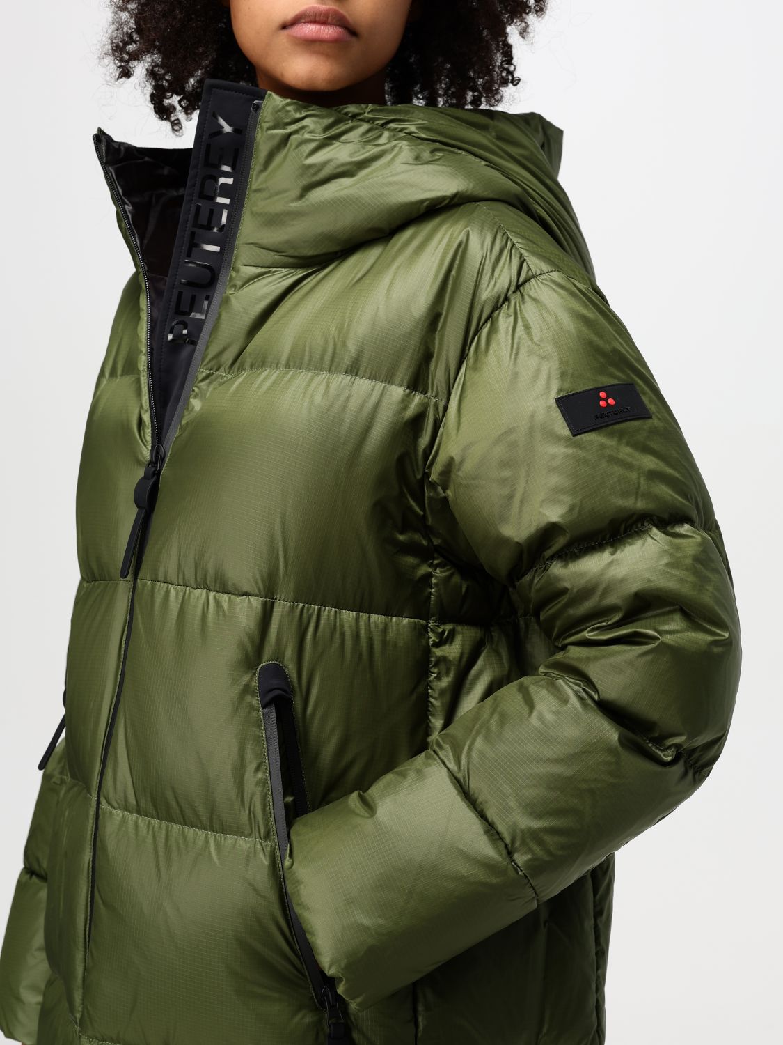Selectrinic ripstop puffer coat - Black