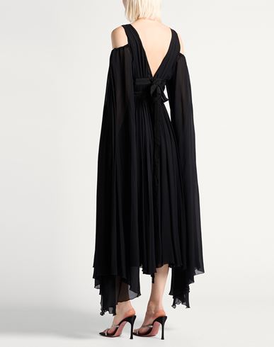 Woman Midi dress Black Size 2 Viscose, Polyester