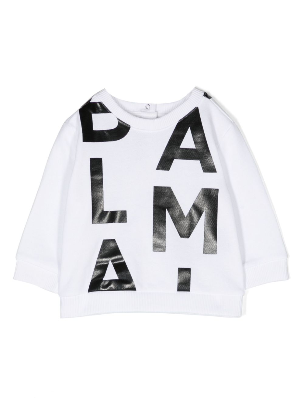 Logo-print cotton sweatshirt - White