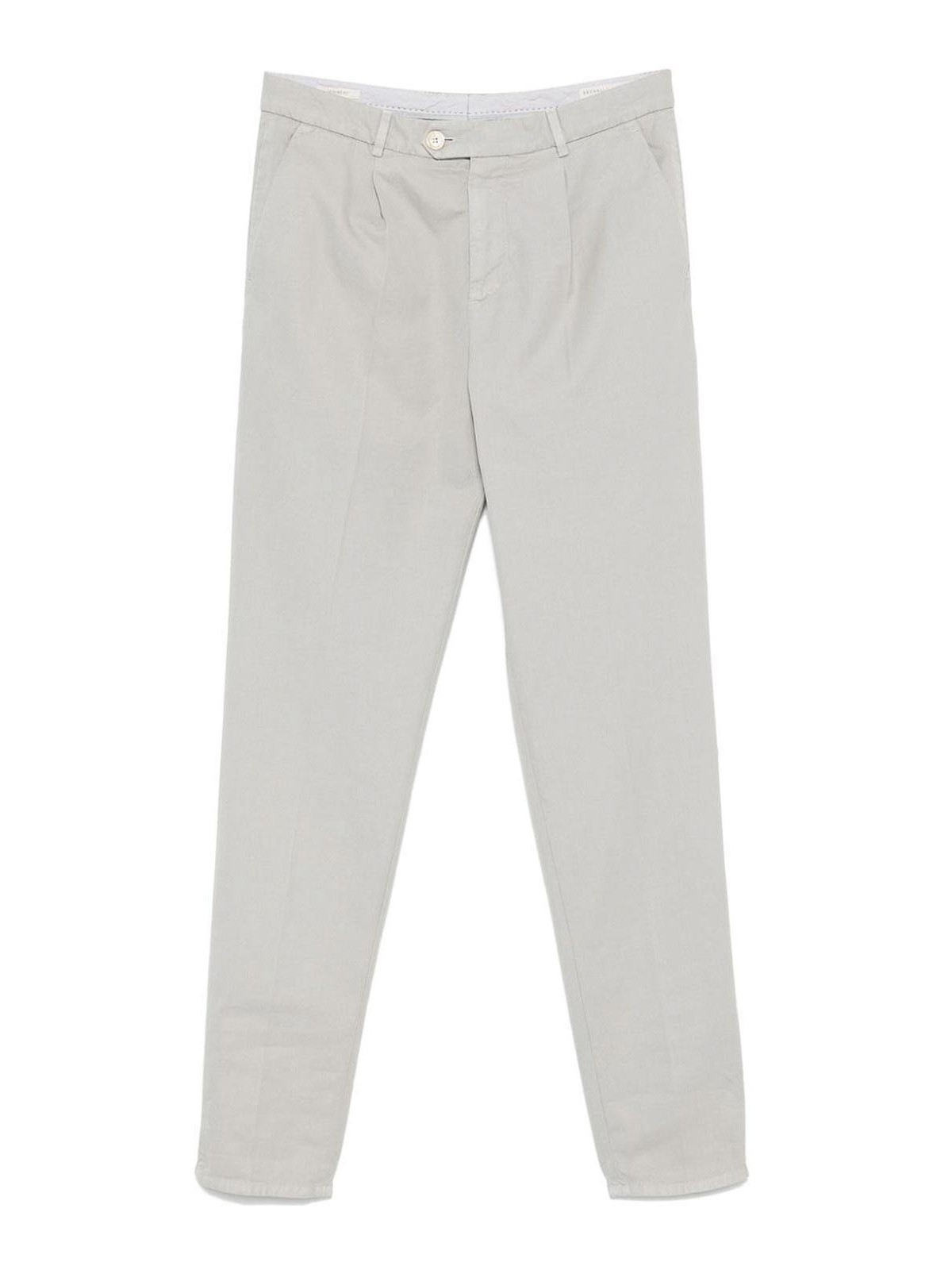 Pleat-detail trousers - Grey