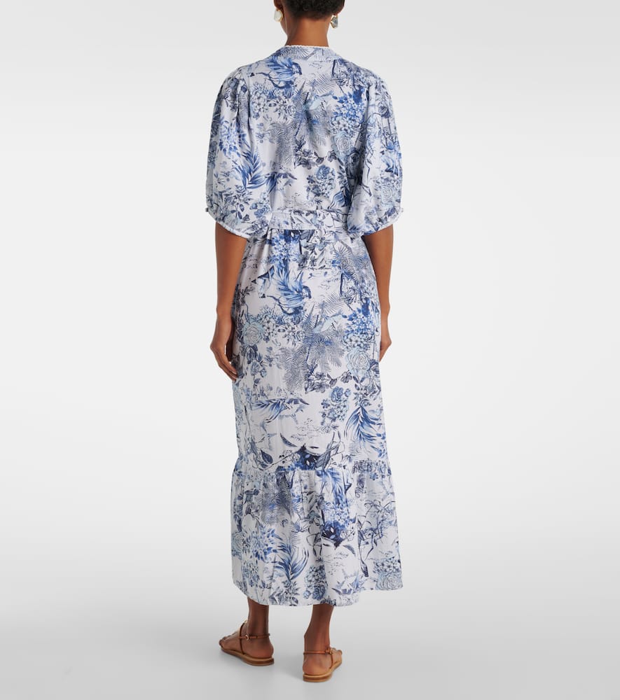 Kitty cotton and linen shirt dress